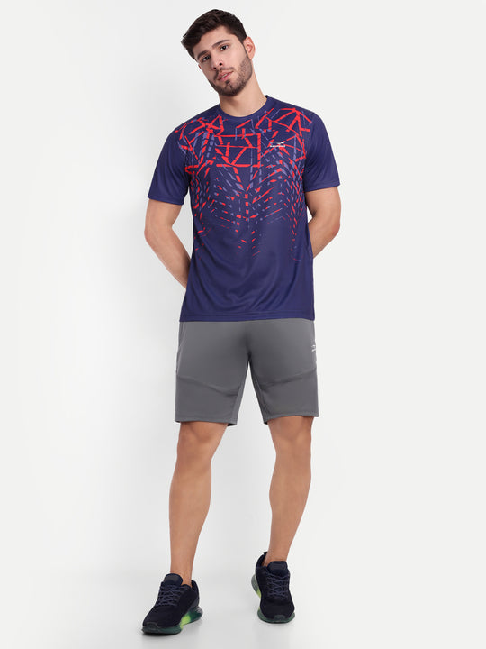 MIDNIGHT BLUE GRAPHIC TSHIRT- AERO TEE