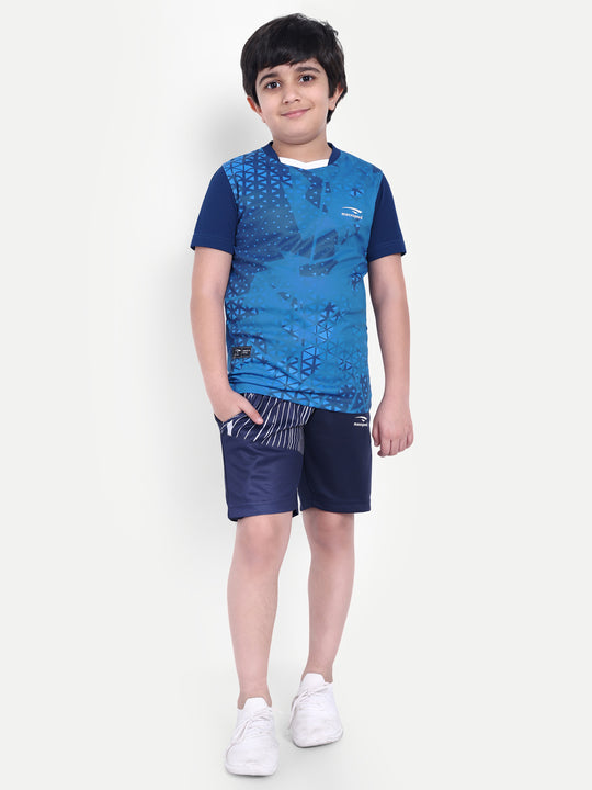 RAMA BLUE V NECK TEE - KIDS