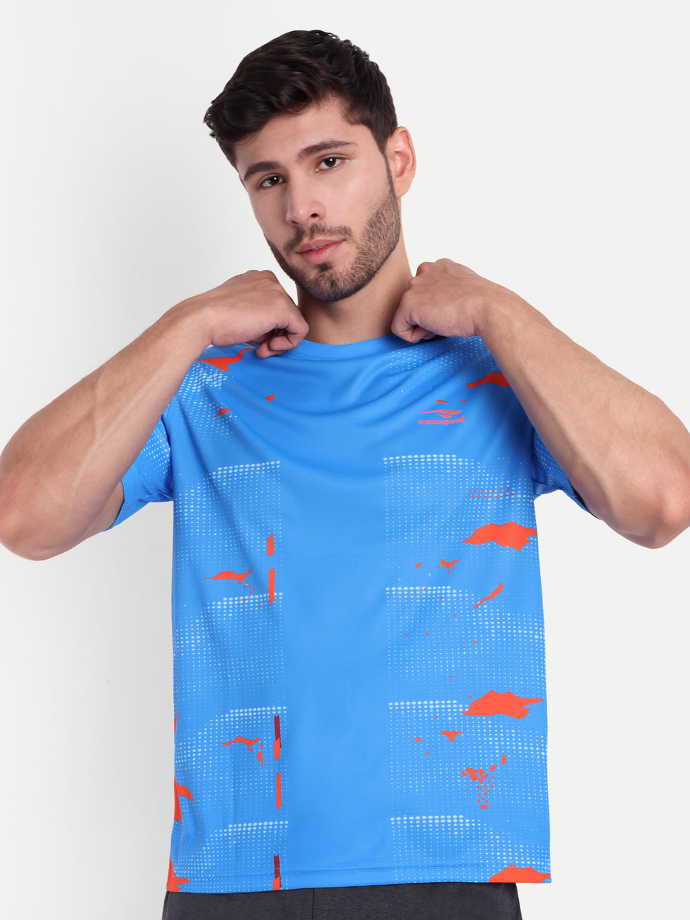 COBALT BLUE GRAPHIC TSHIRT- AERO TEE