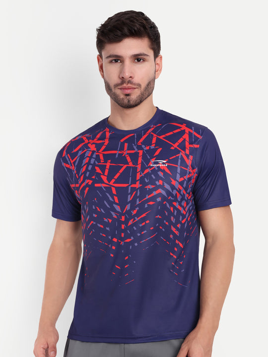 MIDNIGHT BLUE GRAPHIC TSHIRT- AERO TEE