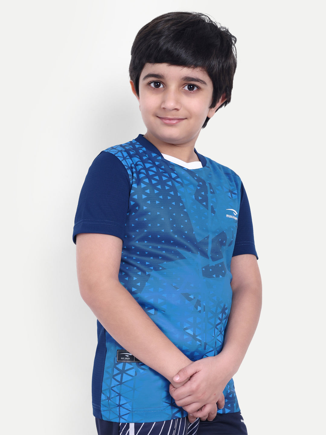 RAMA BLUE V NECK TEE - KIDS