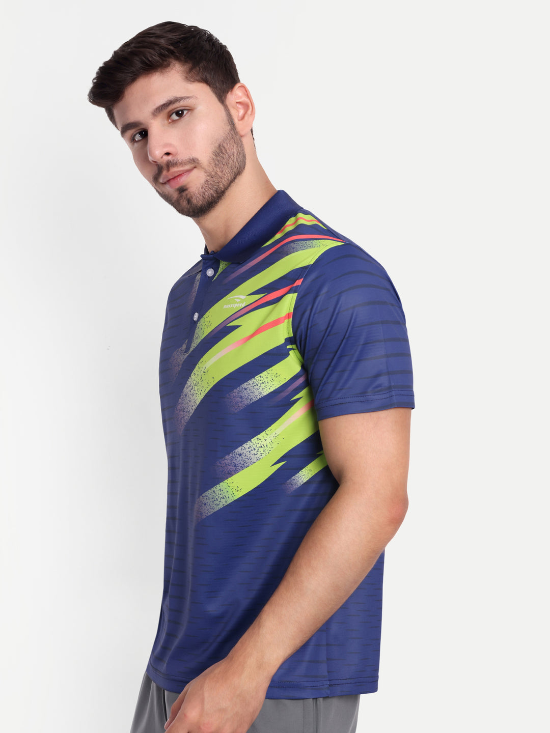 INDIGO BLUE POLO TSHIRT- AERO TEE