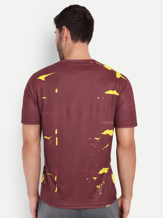 DUSTY BROWN GRAPHIC TSHIRT-AERO TEE