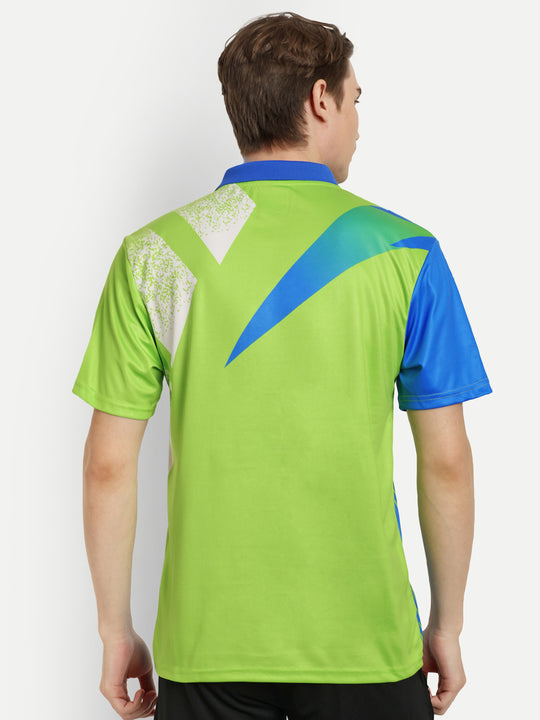 Green & Blue Badminton Tshirt