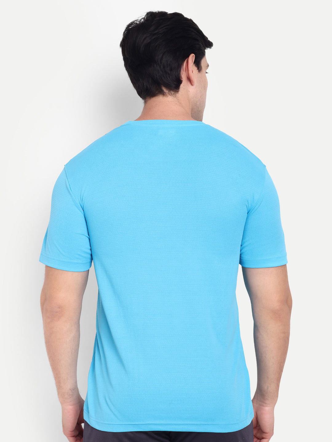 NEON BLUE GRAPHIC TEE