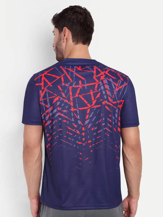 MIDNIGHT BLUE GRAPHIC TSHIRT- AERO TEE