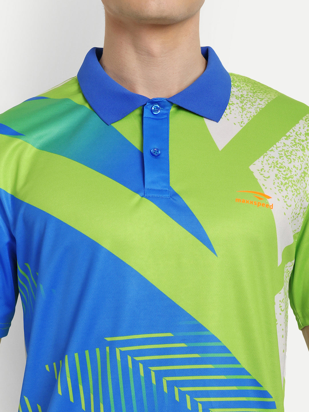 Green & Blue Badminton Tshirt