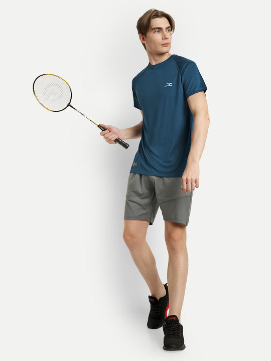 Rama blue Plain Badminton Tshirt